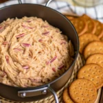 Creamy, cheesy Slow Cooker Reuben Dip – perfect party appetizer