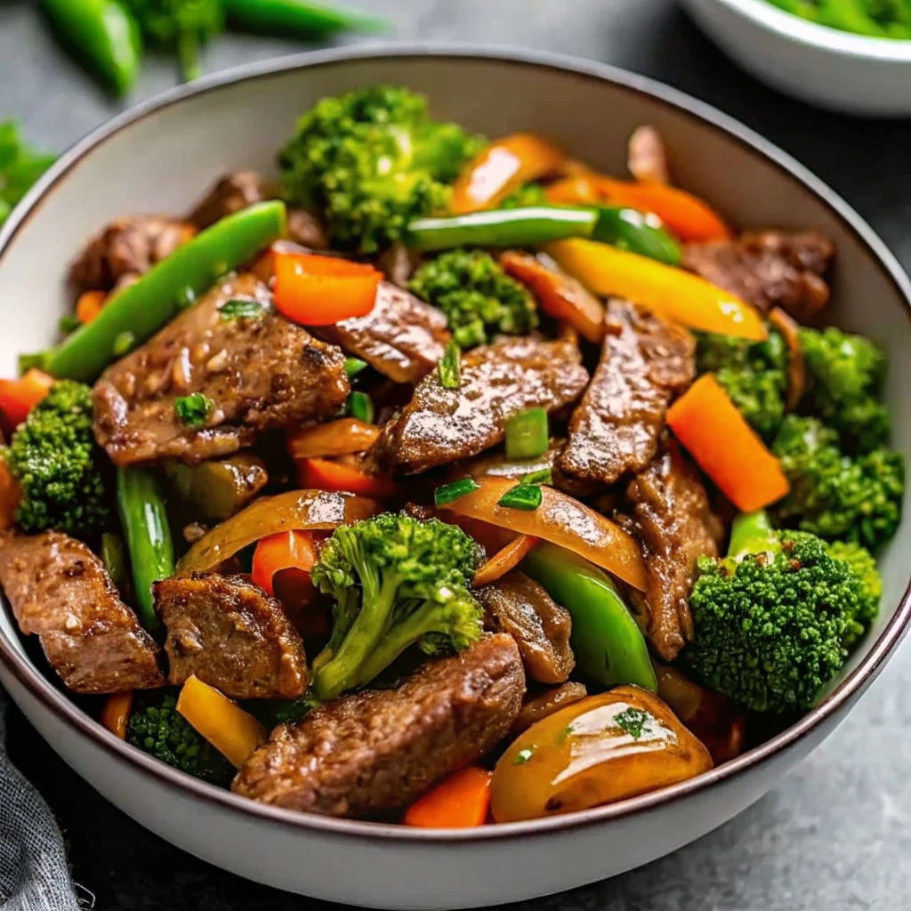 Easy 30-Minute Beef Stir Fry with Vegetables recipe
