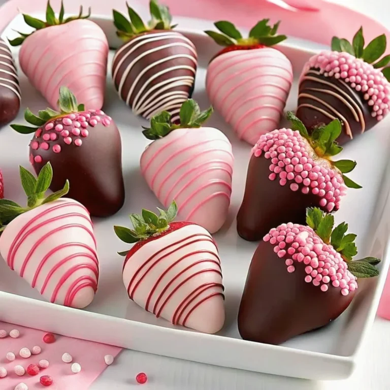 Easy, perfect Chocolate Covered Strawberries – the ultimate Valentine's treat