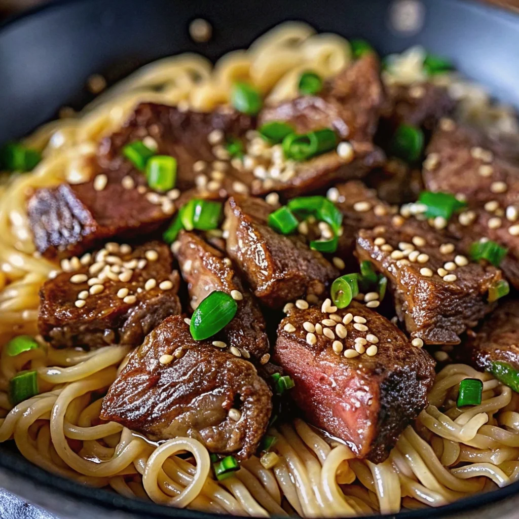 Easy 20-minute Garlic Butter Steak & Noodles – restaurant-quality at home