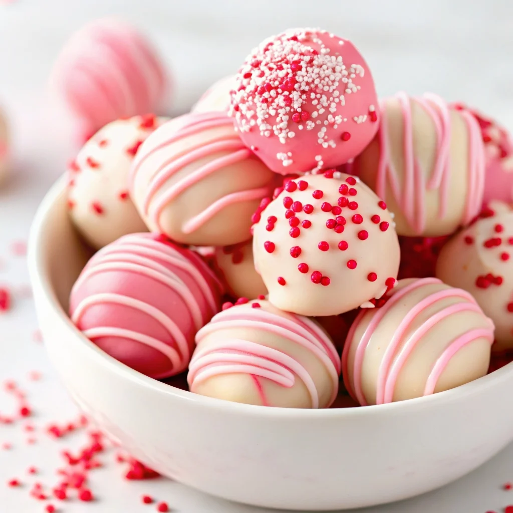 Easy, no-bake Strawberry Shortcake Truffles – a bite-sized dessert dream