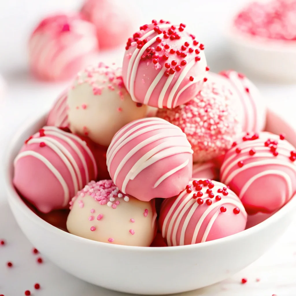 Easy, no-bake Strawberry Shortcake Truffles – a bite-sized dessert dream