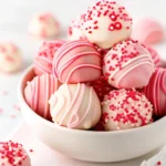 Easy, no-bake Strawberry Shortcake Truffles – a bite-sized dessert dream
