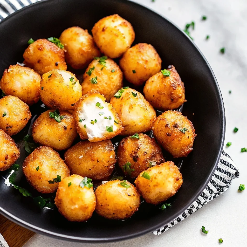 Two-Ingredient Cottage Cheese Tots – Easy, Crispy, Protein-Packed! in Just 45 Mins.