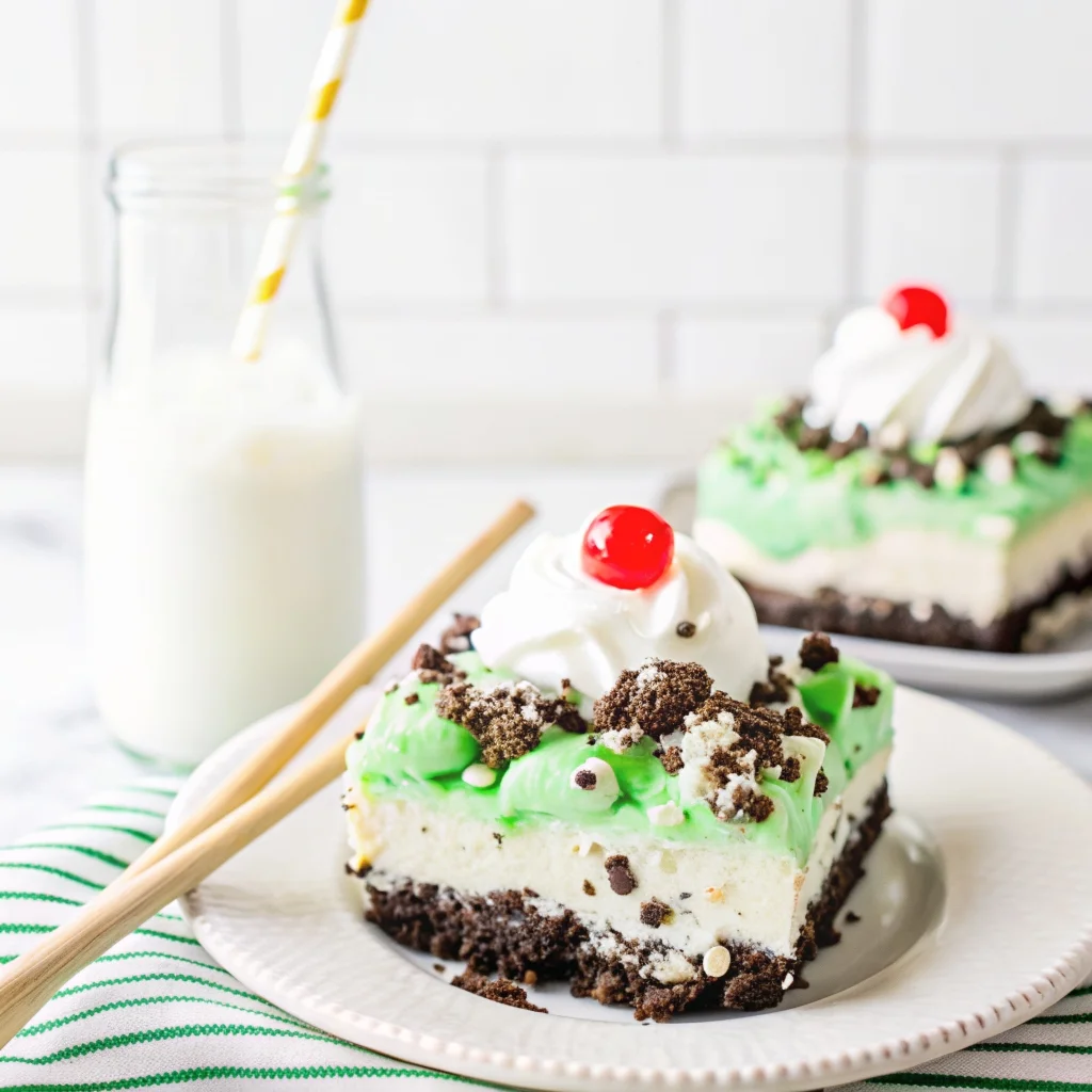 Festive, easy Shamrock Lasagna – the ultimate no-bake layered dessert!