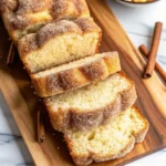 Easy cinnamon sugar donut bread – soft, fluffy loaf with a sweet cinnamon swirl and crust