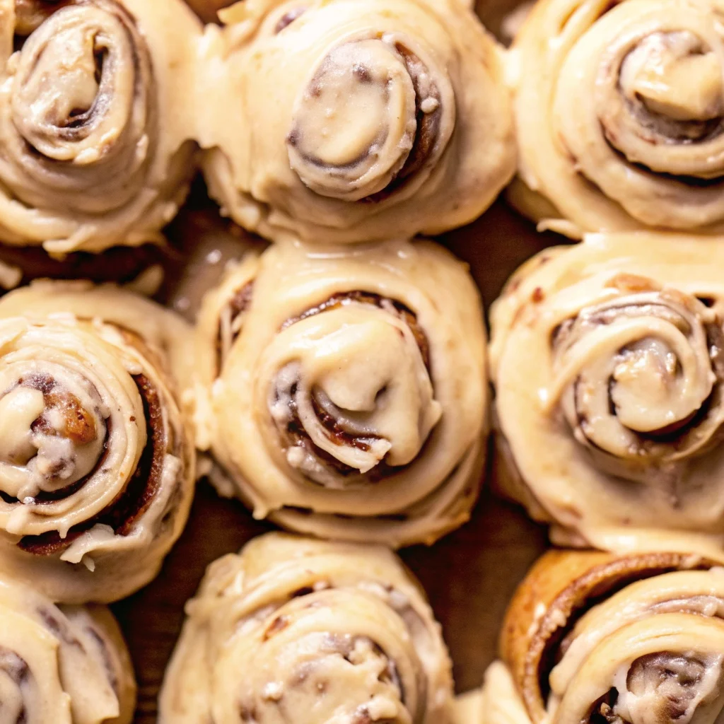 Easy coffee cinnamon rolls – soft, fluffy, with coffee cream cheese frosting