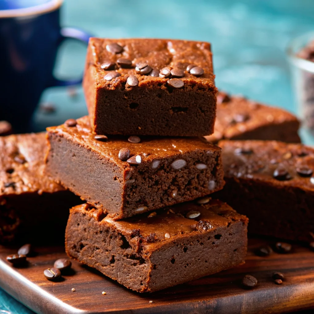 Easy espresso brownies – rich, fudgy, deeply chocolatey with coffee flavor