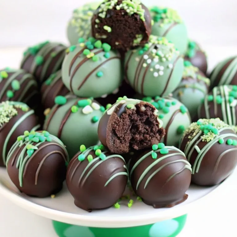Easy homemade mint oreo balls – no-bake, 3-ingredient, minty chocolate truffles