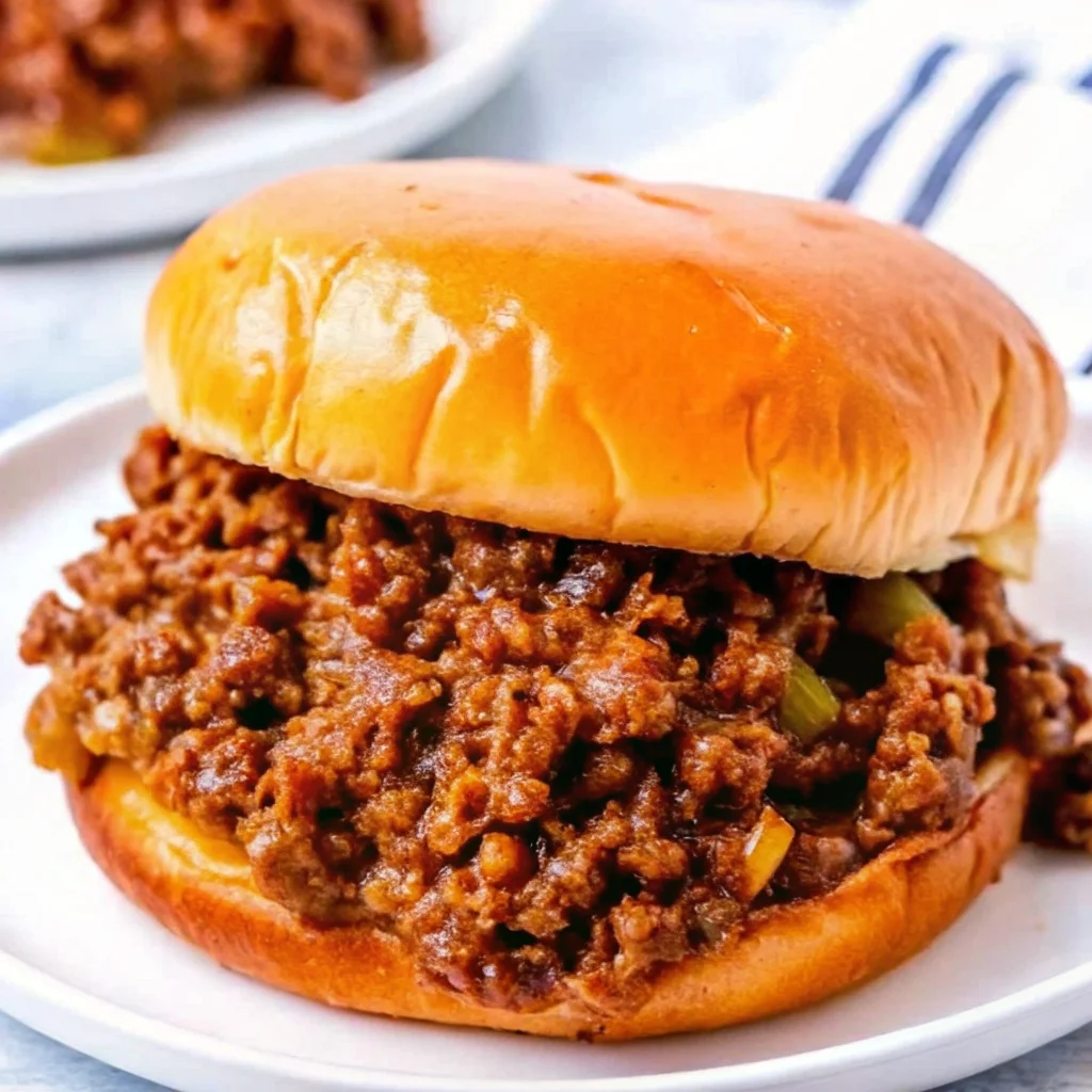 Easy homemade sloppy joes – saucy, flavorful, classic comfort food