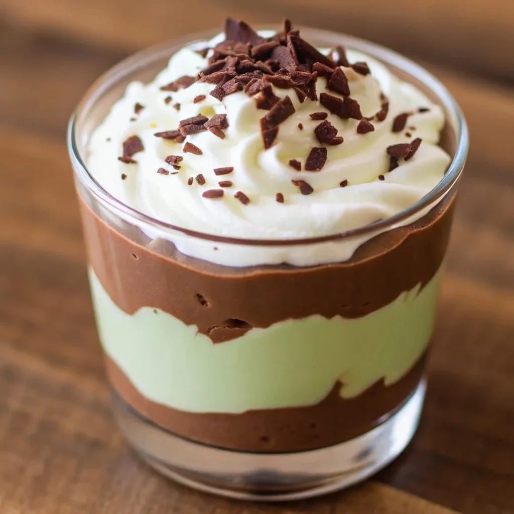 Fun & festive Shamrock Shake Pudding Cups – easy St. Patrick's Day dessert