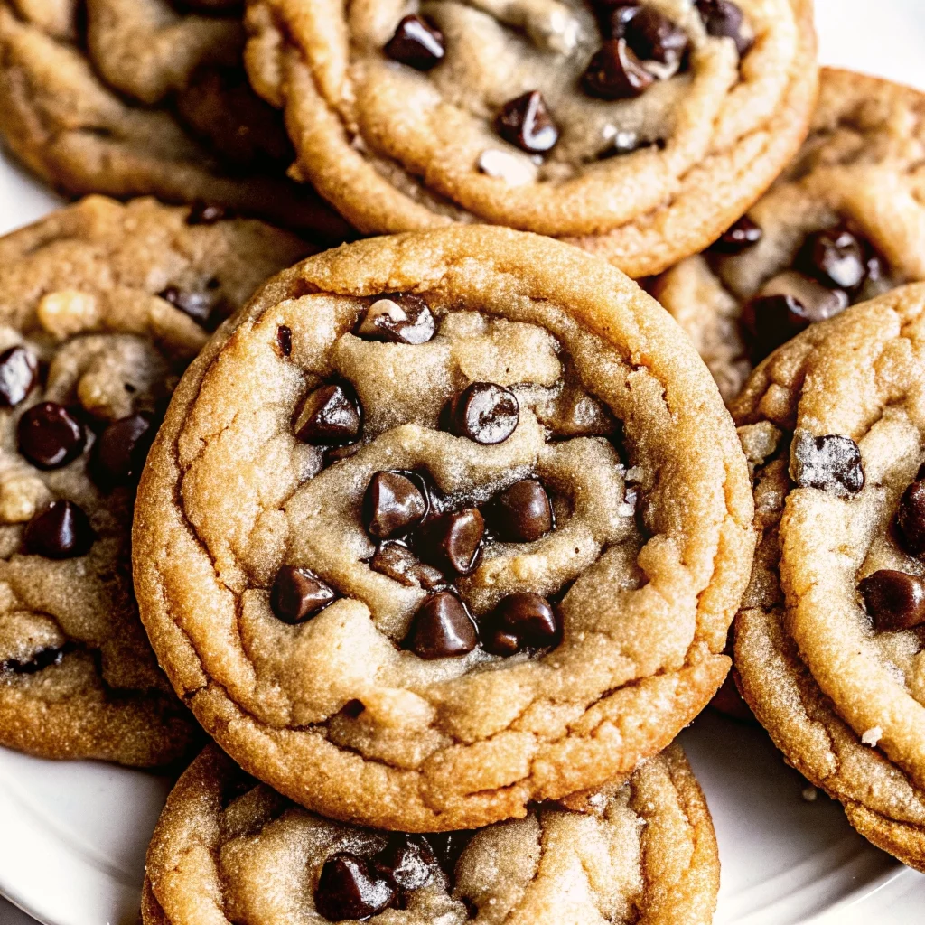 Easy bakery style chocolate chip cookies – golden edges, soft centers, perfect homemade