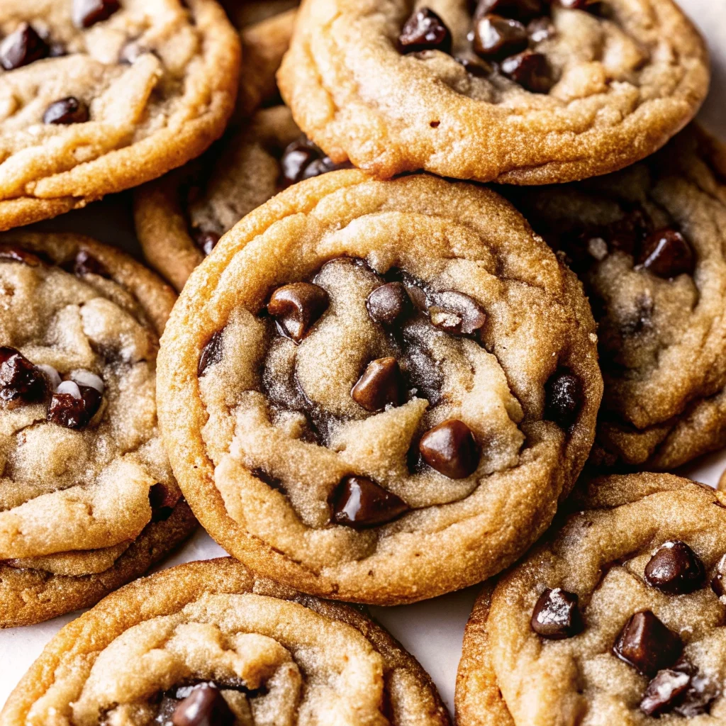 Easy bakery style chocolate chip cookies – golden edges, soft centers, perfect homemade