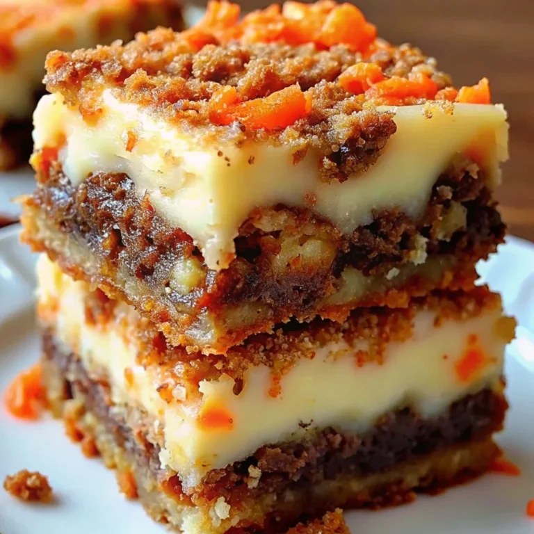 Easy carrot cake cream cheese bars – moist, spiced carrot cake with a creamy cheesecake swirl
