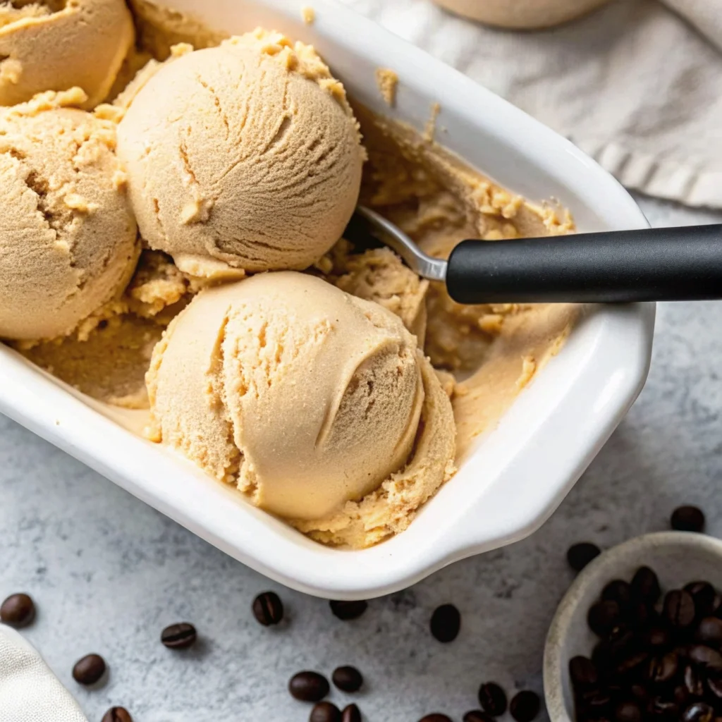 Easy coffee ice cream – rich, creamy, smooth homemade coffee ice cream