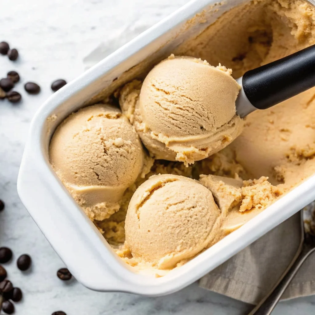 Easy coffee ice cream – rich, creamy, smooth homemade coffee ice cream
