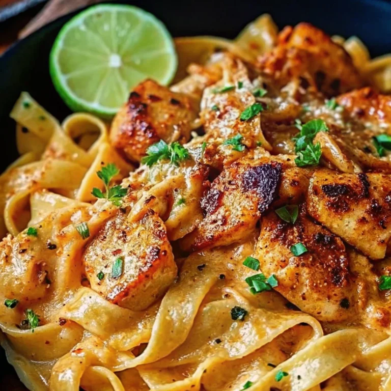 Easy cowboy butter chicken pasta – creamy, garlicky pasta with tender chicken in a rich butter sauce