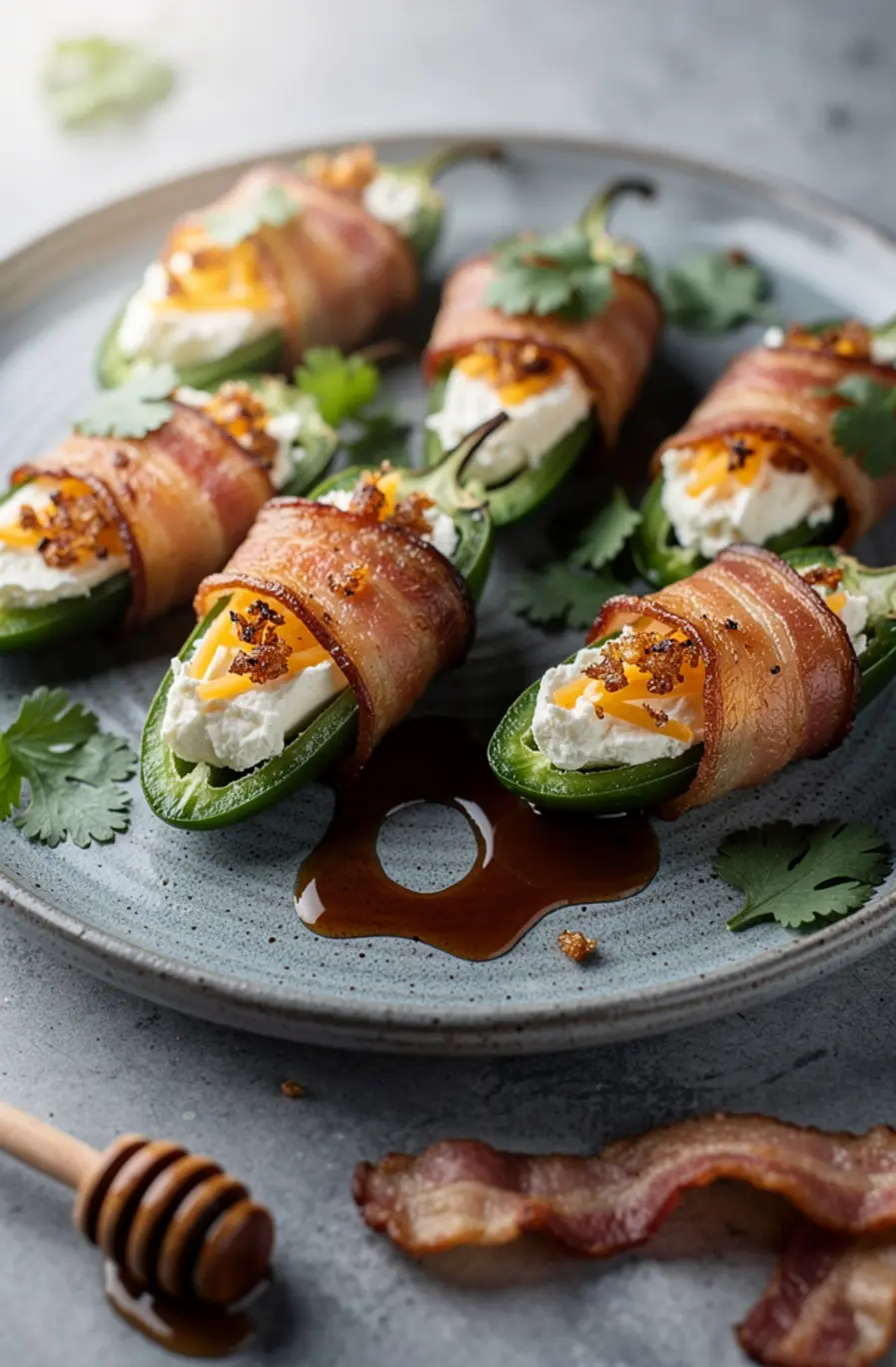 4th of July Bacon-Wrapped Jalapeño Popper Bites Recipe – finished dish