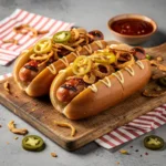 4th of July Firecracker Hot Dogs Recipe, easy 4th of July Firecracker Hot Dogs, homemade firecracker hot dogs, best spicy hot dogs recipe, how to make firecracker hot dogs