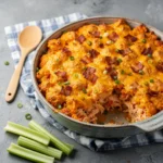 Keto Buffalo Chicken Casserole Recipe, easy keto buffalo chicken casserole, homemade keto buffalo chicken casserole, best keto buffalo chicken casserole recipe, how to make keto buffalo chicken casserole