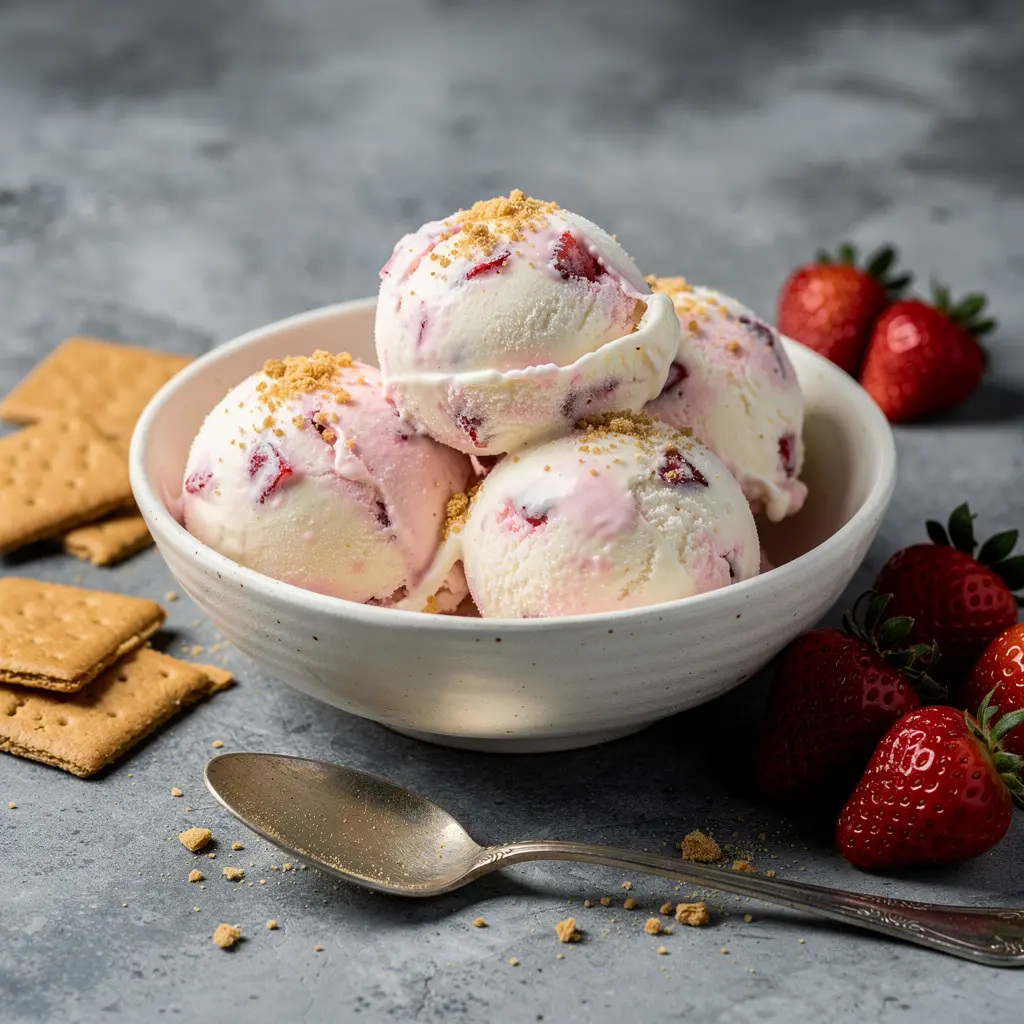 No-Churn Strawberry Cheesecake Ice Cream Recipe, easy No-Churn Strawberry Cheesecake Ice Cream, homemade No-Churn Strawberry Cheesecake Ice Cream, best No-Churn Strawberry Cheesecake Ice Cream recipe, how to make No-Churn Strawberry Cheesecake Ice Cream