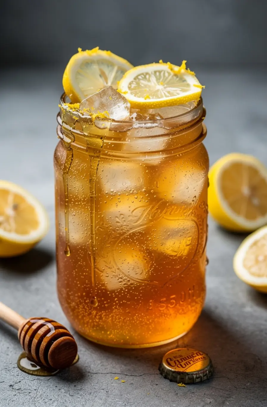 Sparkling Honey Cola Lemonade Recipe – finished dish
