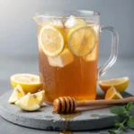 sparkling honey cola lemonade, honey lemonade recipe, cola lemonade drink, refreshing summer beverages, fizzy lemonade recipe